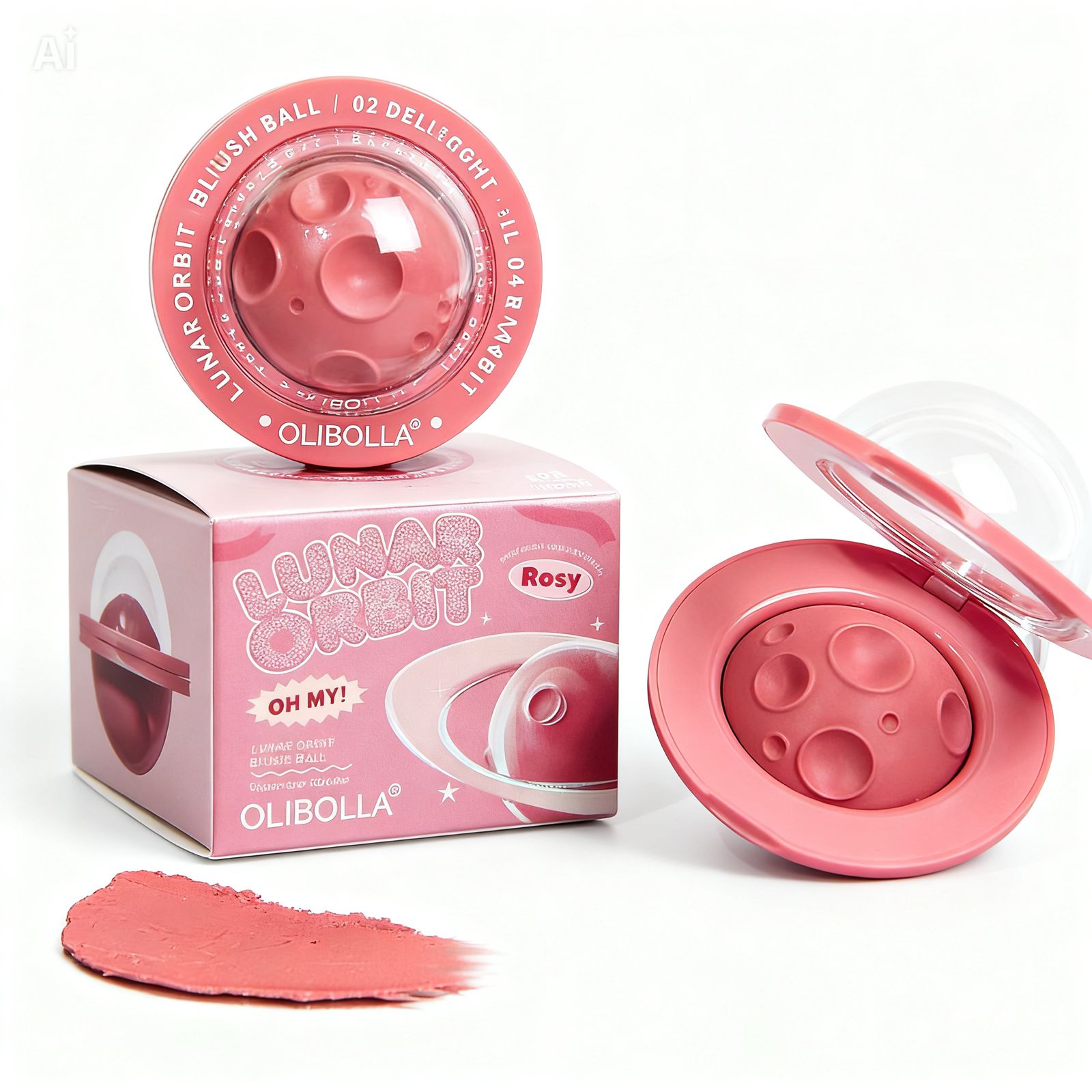 Olibolla Lunar Orbit Blush Olibolla Lunar Orbit Blush – Soft Matte & Radiant Glow Blush - Image 1